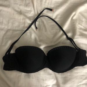 Black bikini top